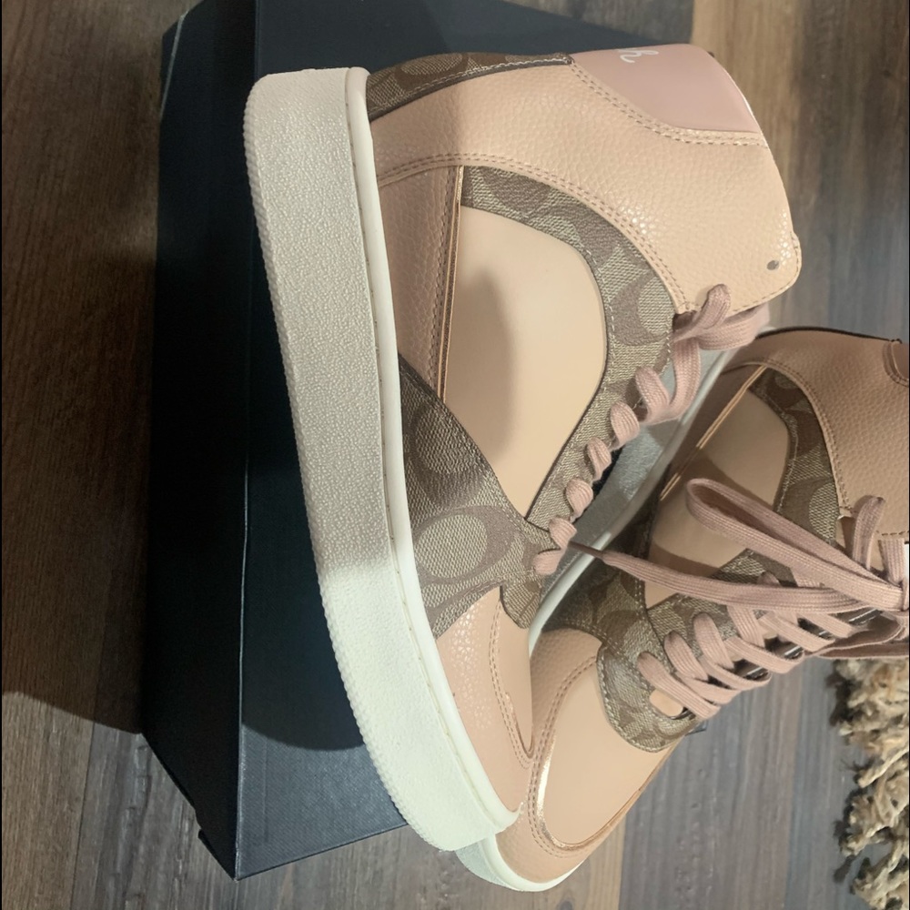 Coach C230 Signature High Tops size 9